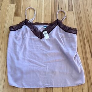 Old Navy purple Lace Trim Camisole